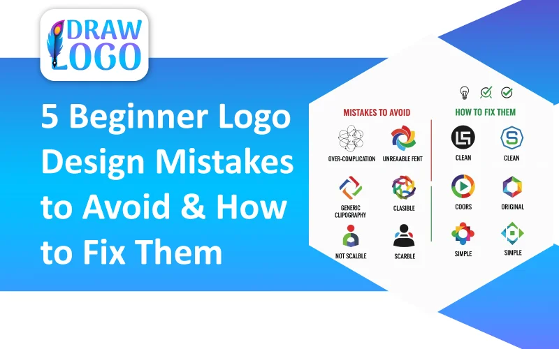 5 Beginner Logo Design Mistakes to Avoid & How to Fix Them