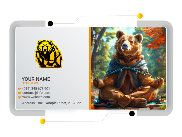 Build High-Quality Bear Business Cards Online in 3 Easy Steps