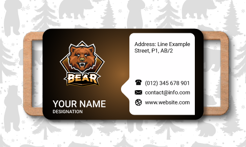 Create Your Bear Business Card Online—Quick & Free