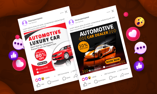 Custom Automotive Facebook Post Maker—Fast & Free