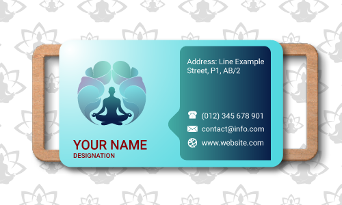 Custom Yoga Business Cards Online—Free, Modern & Editable