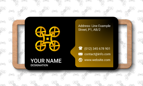 Create Standout Drone Business Cards with Drawlogo—Quick 3-Step Process