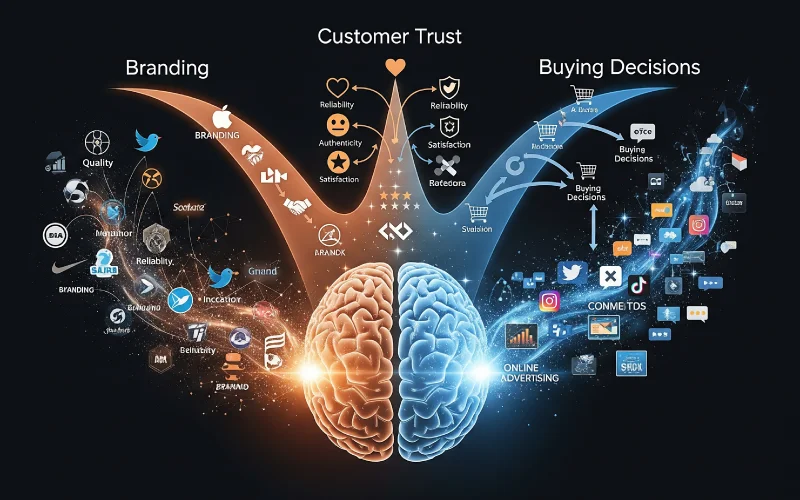 How Branding and Online Advertising Shape Customer Trust and Buying Decisions