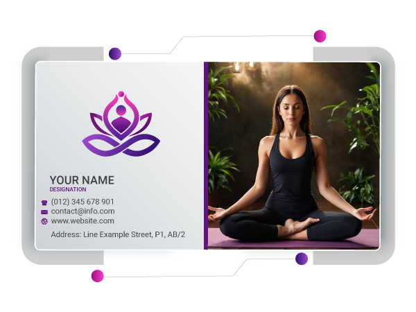 Quick Steps to Create Ideal Yoga Business Cards Online