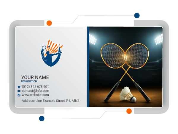 Simple Steps to Create Professional Badminton Business Cards Online