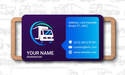Trucking Company Business Cards Online–Custom & Free Templates