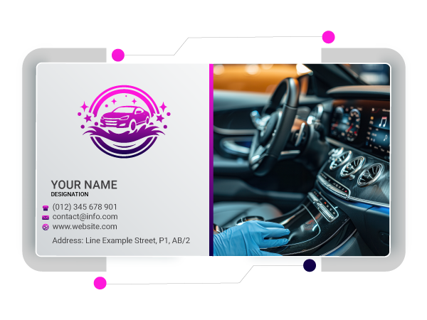 créateur de cartes de visite de detailing automobile