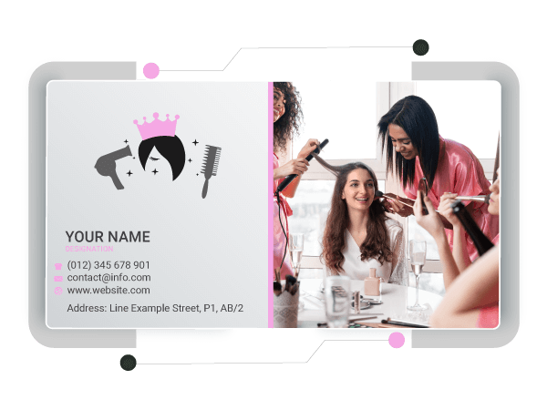 Beauty Parlour Business Card Maker