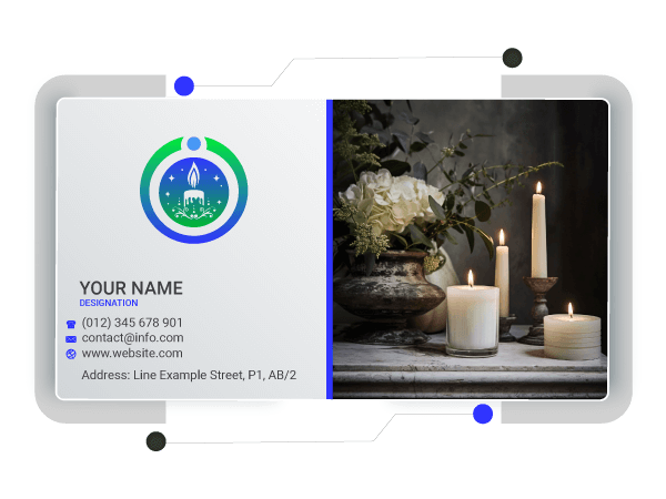 Kerzen-Visitenkarten-Maker