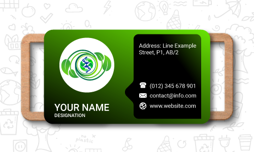Diseño de tarjeta de presentación ambiental
