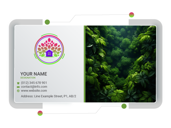 Pembuat Kartu Nama Greenery