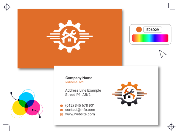 maintenance business card maker