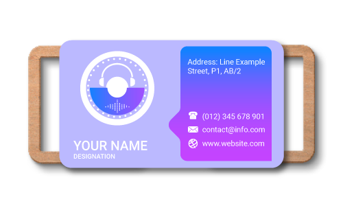 Music Business Card Design