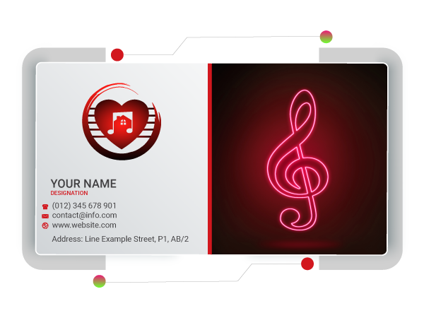 Music Business Card Maker