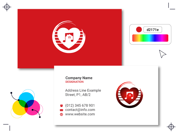Music Visiting Card Design
